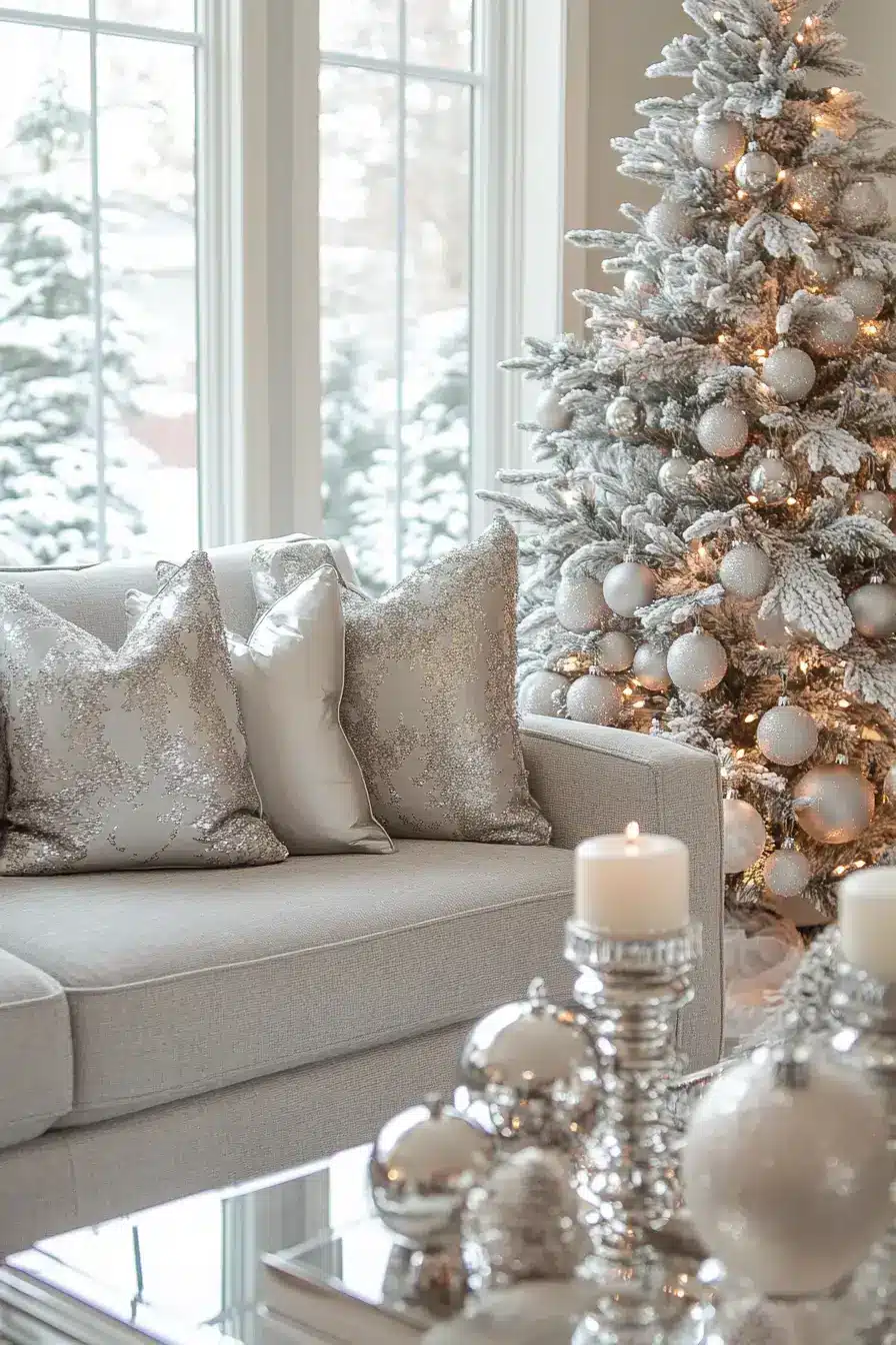 christmas living room