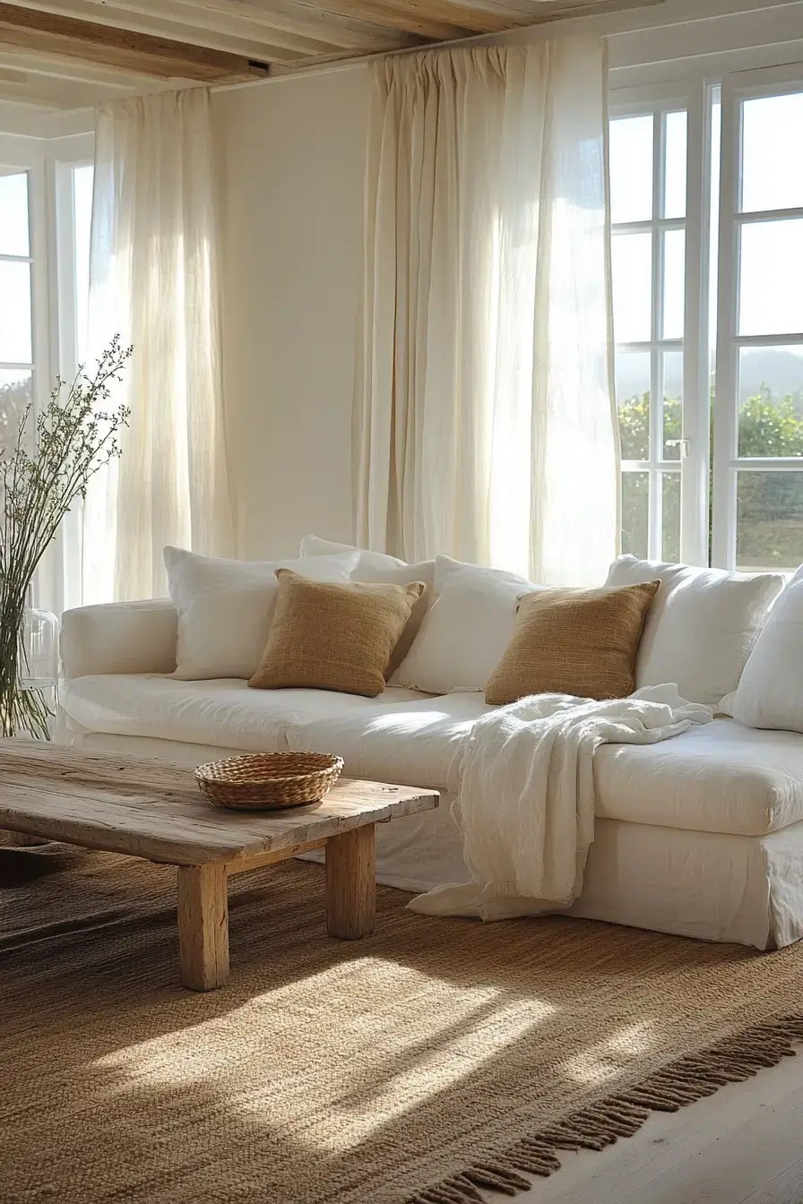 coastal casual living room