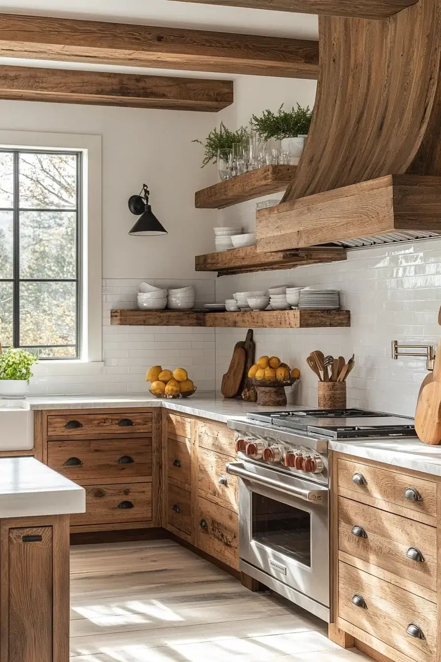 rustic kitchen cabinets