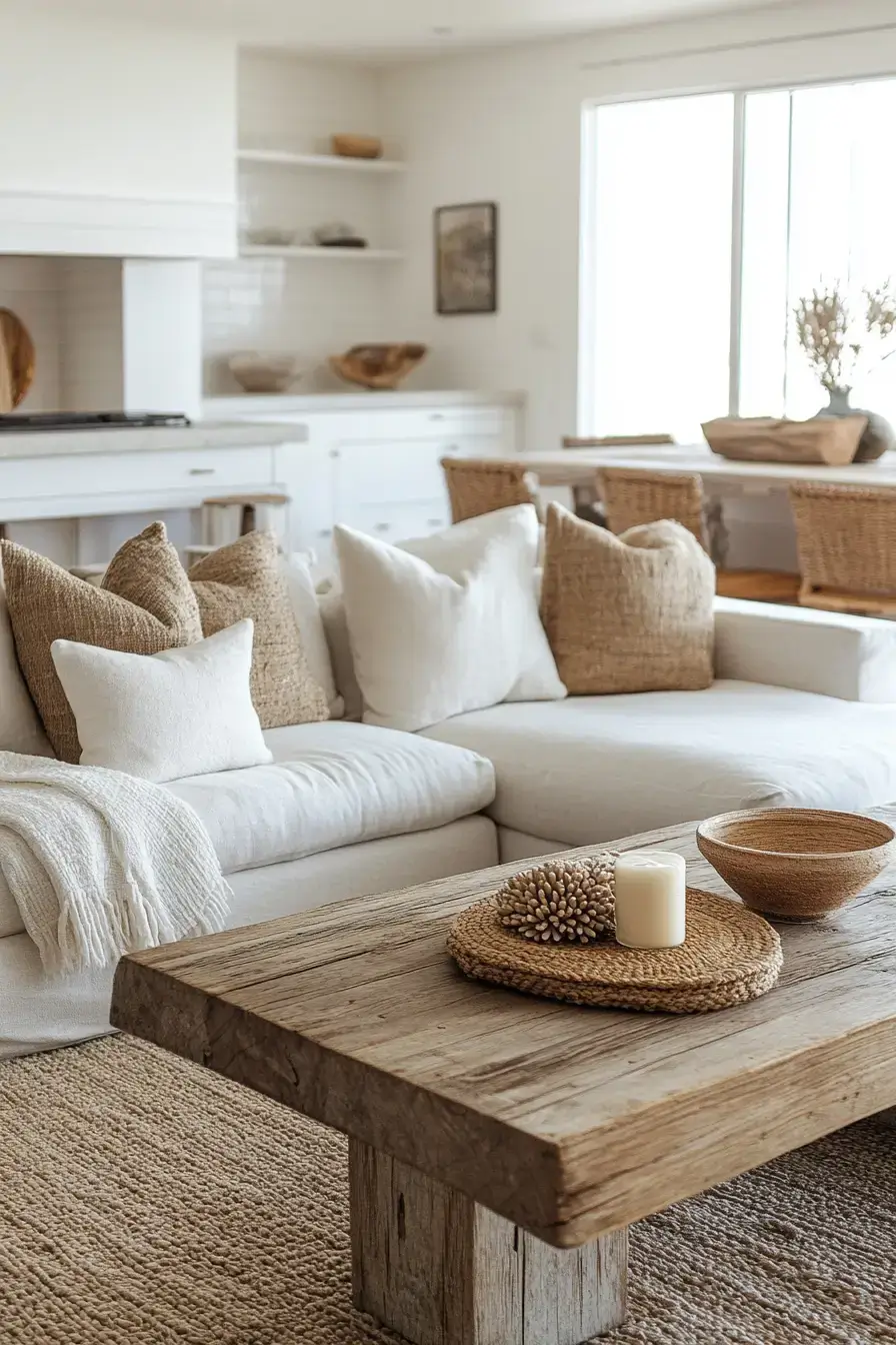 coastal casual living room