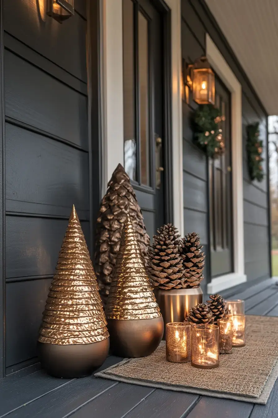 front porch christmas decor
