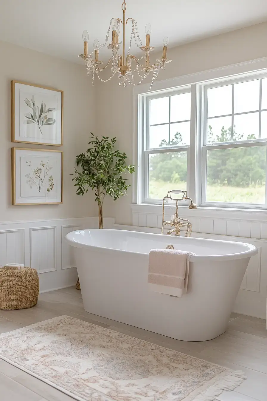 modern coastal bathroom
