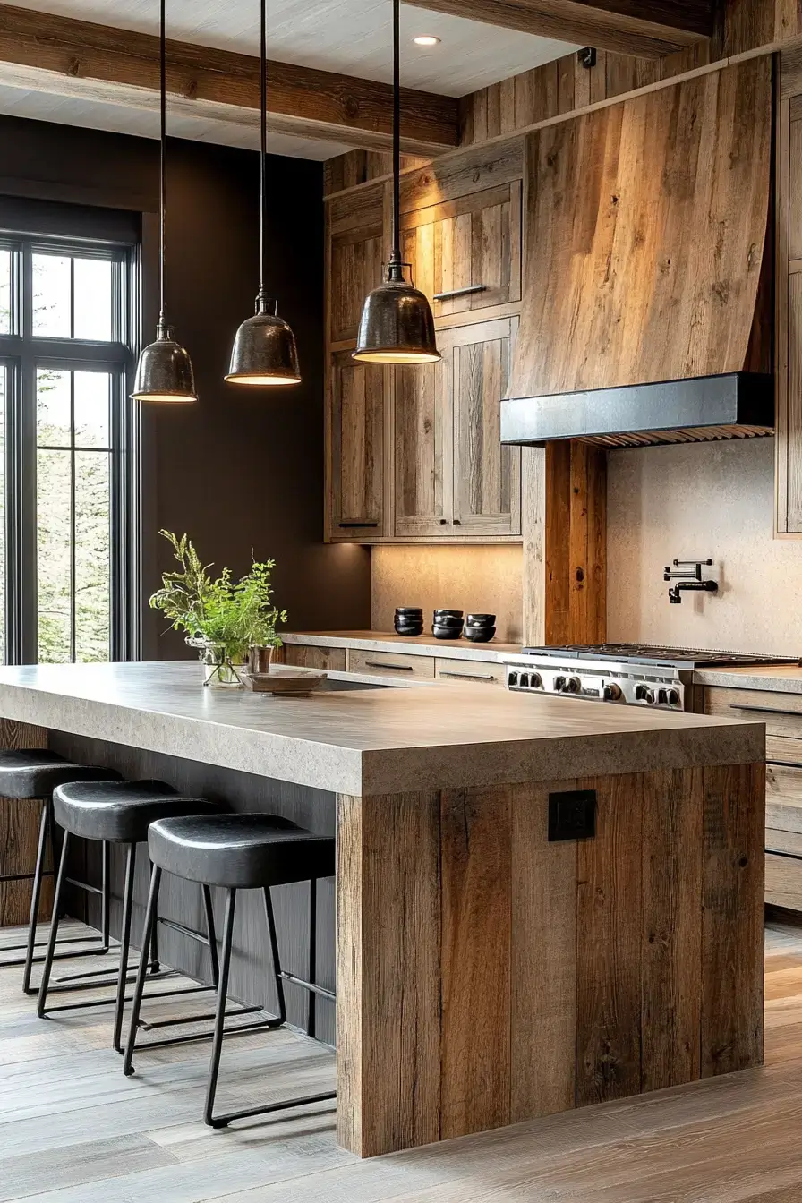 rustic kitchen cabinets