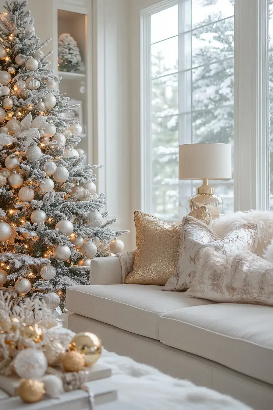 christmas living room