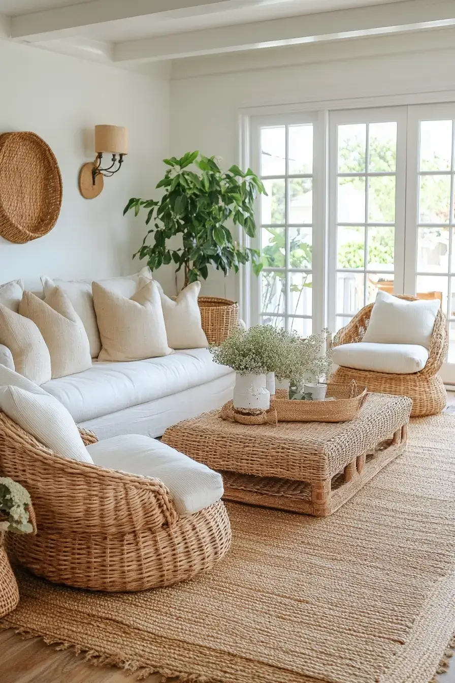rustic living room decor