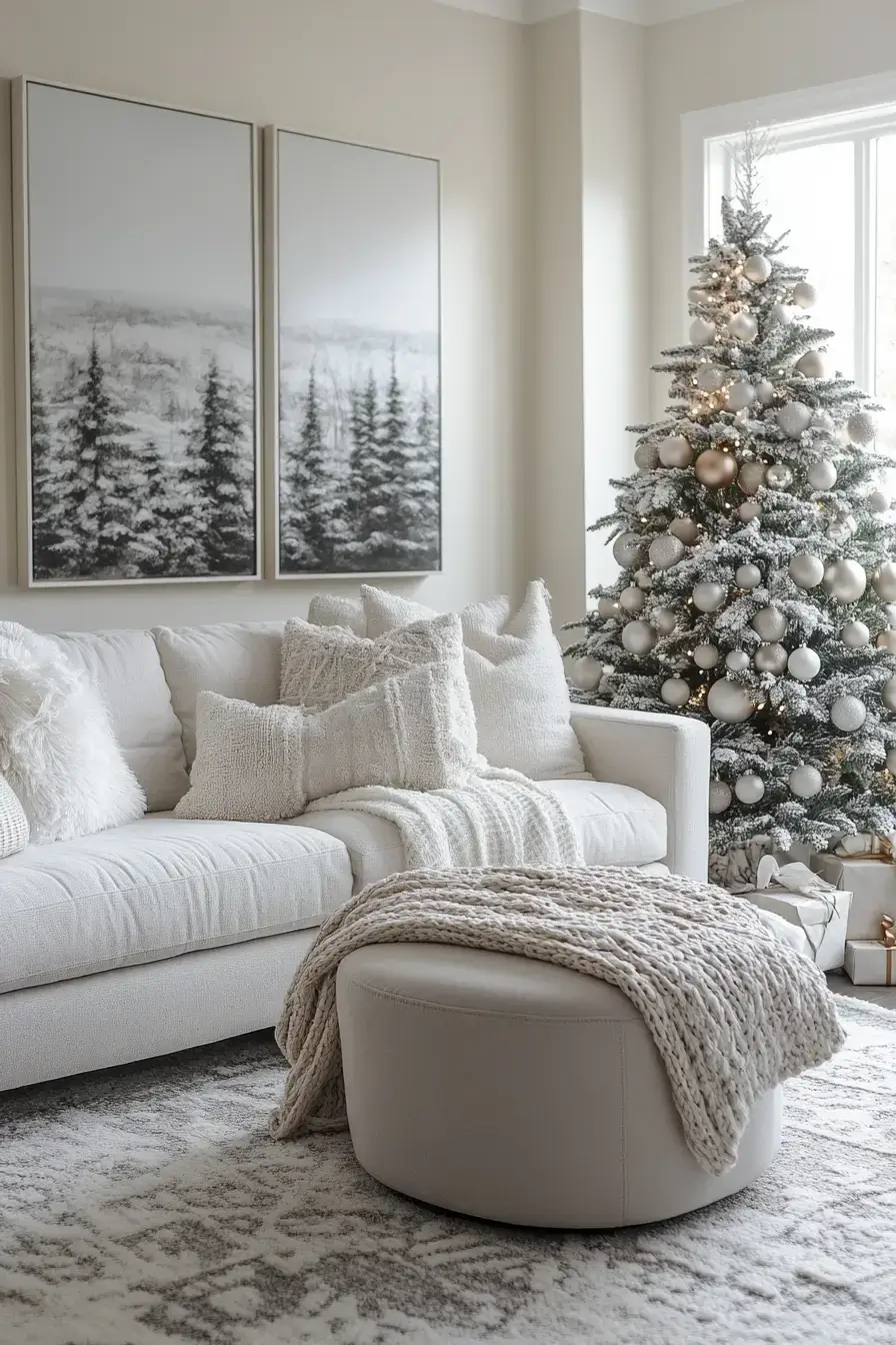 christmas living room