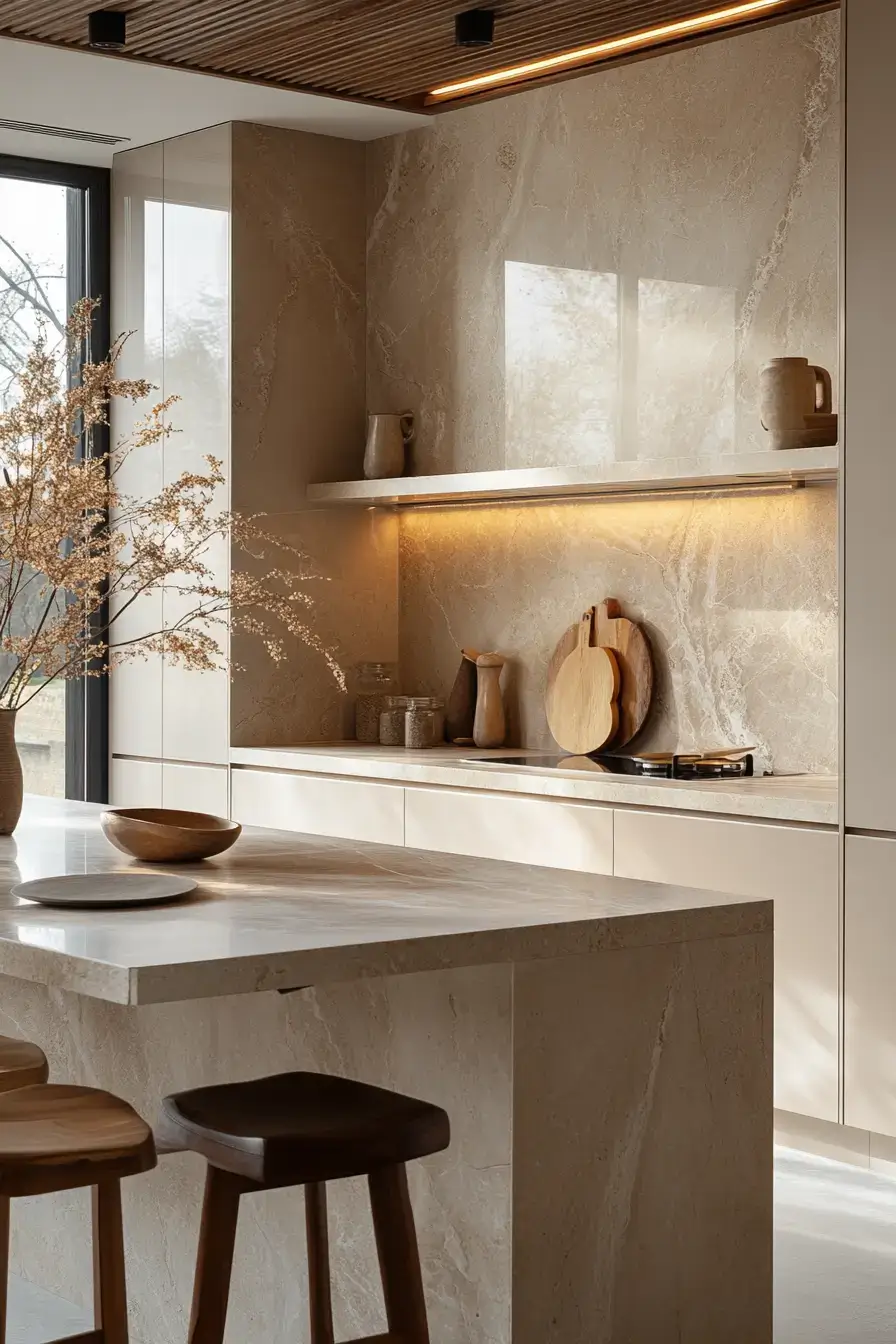 beige kitchen