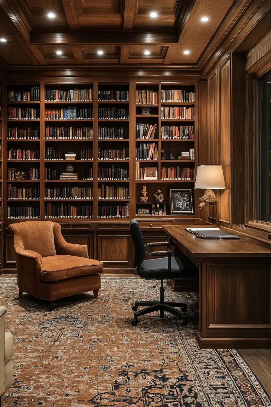 cozy home library