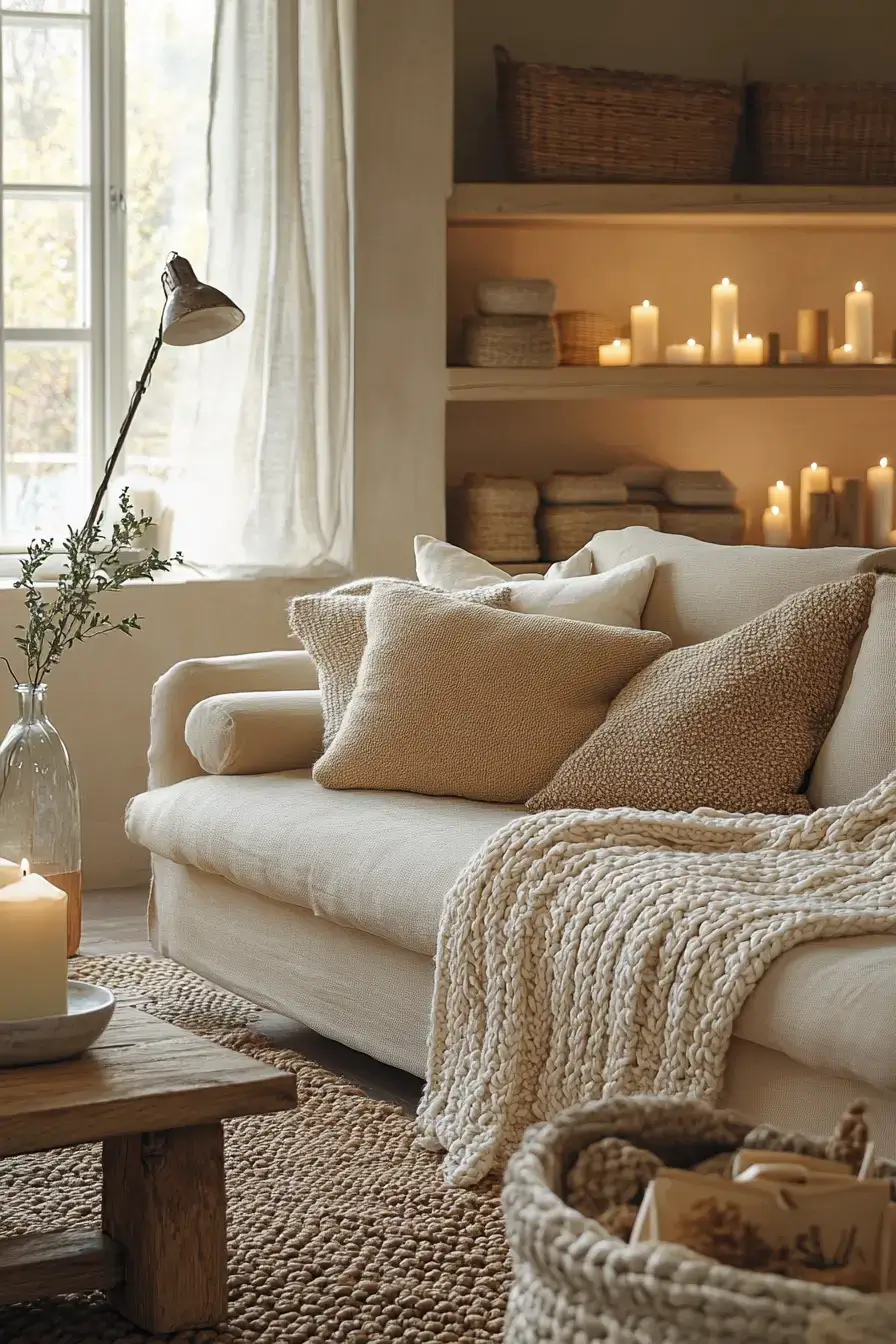 beige living room