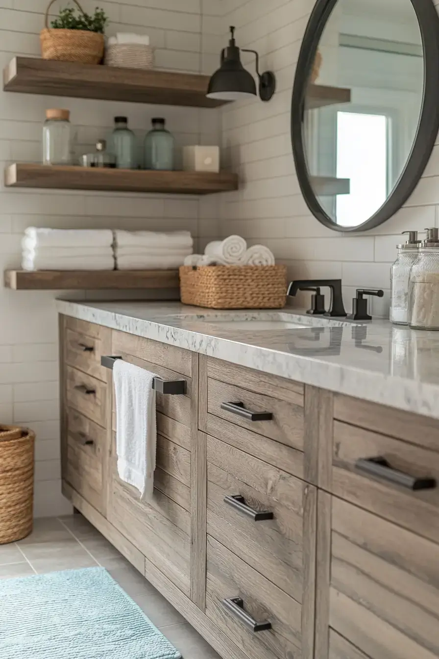 modern coastal bathroom