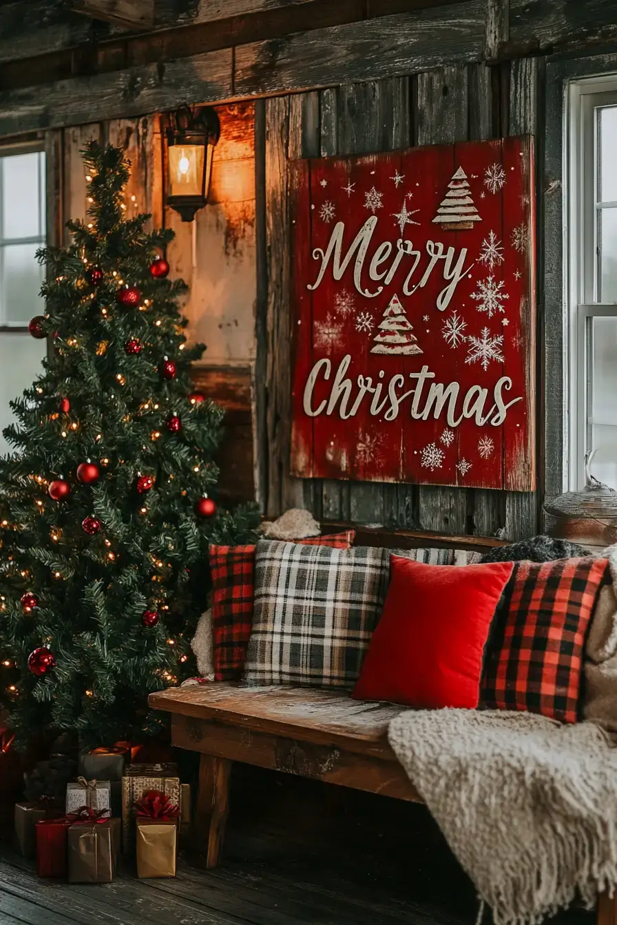 rustic christmas decor