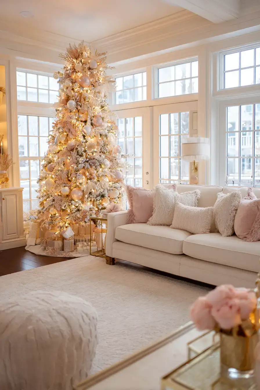 christmas living room