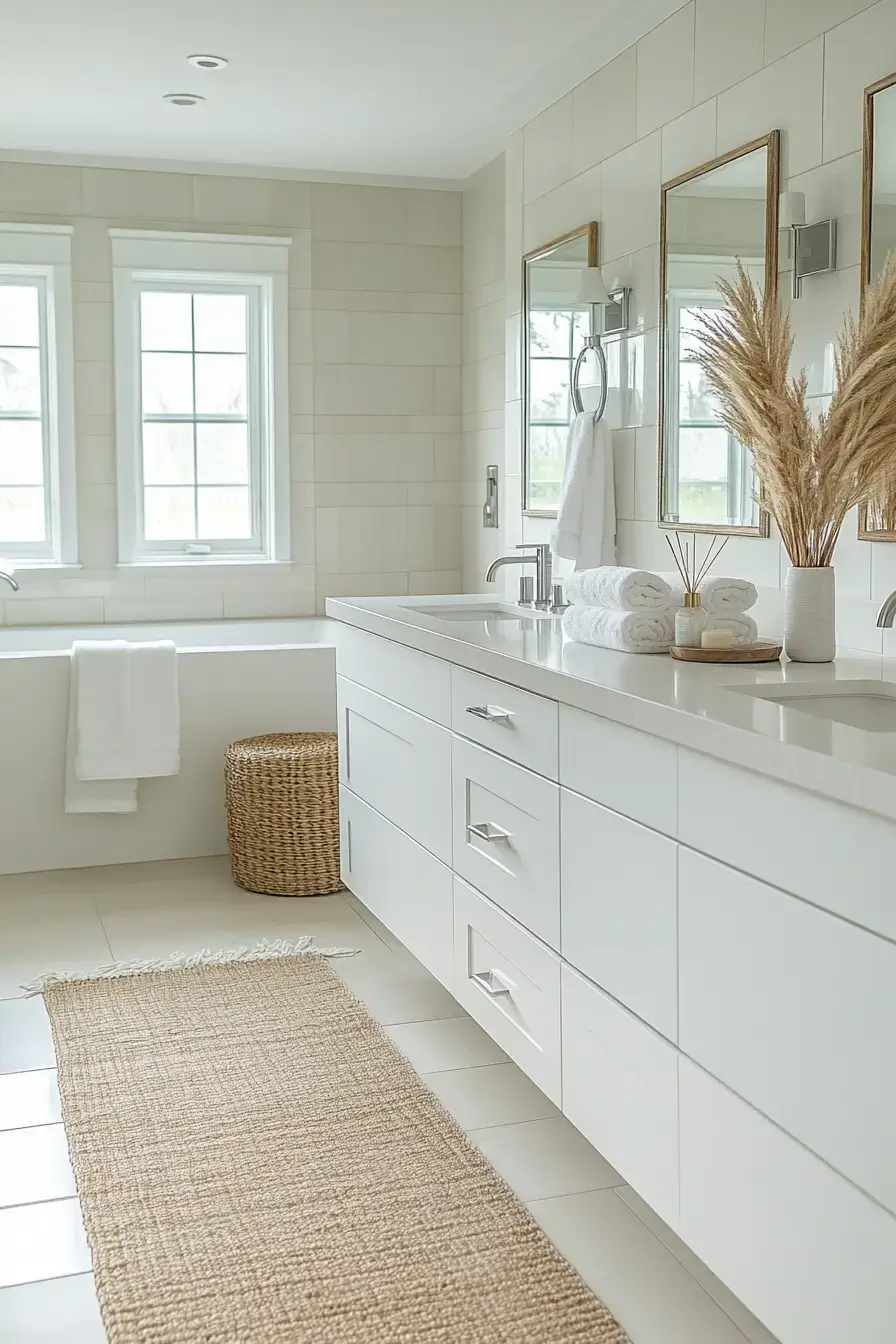 modern coastal bathroom