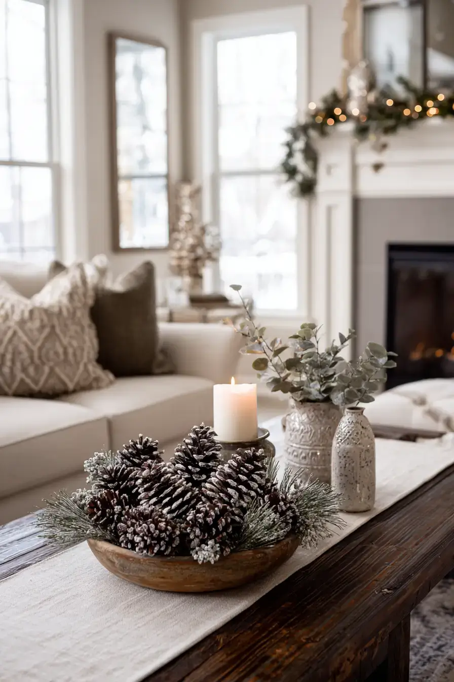 natural christmas decor