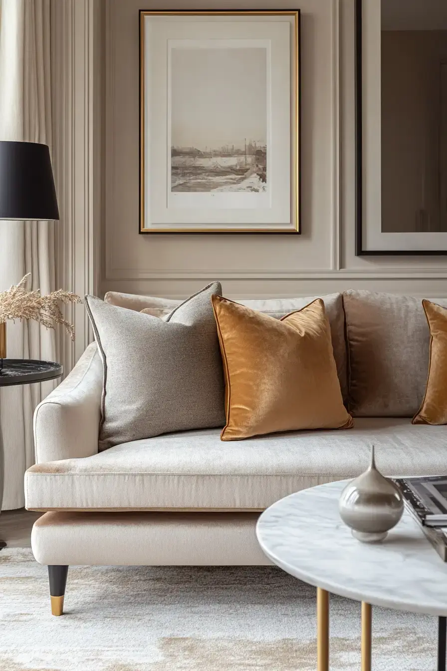 beige living room