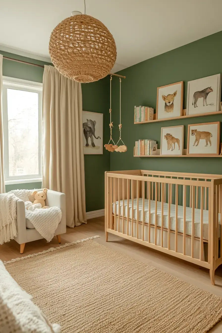safari baby room
