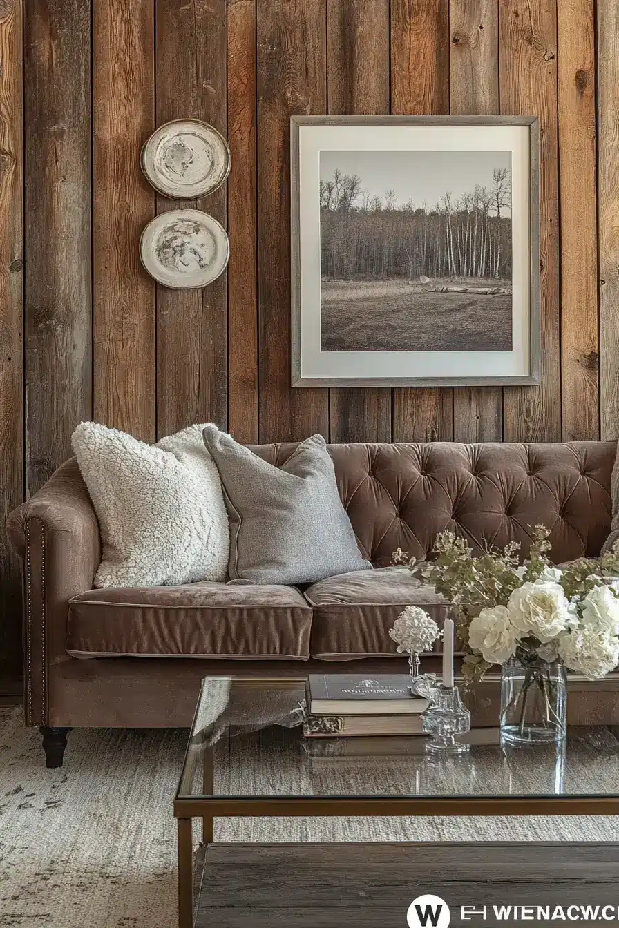 rustic living room decor