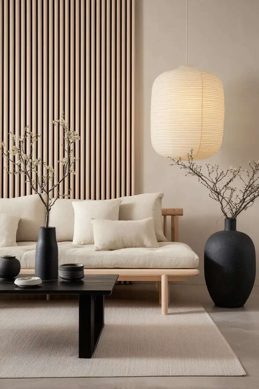 cozy minimalist living room