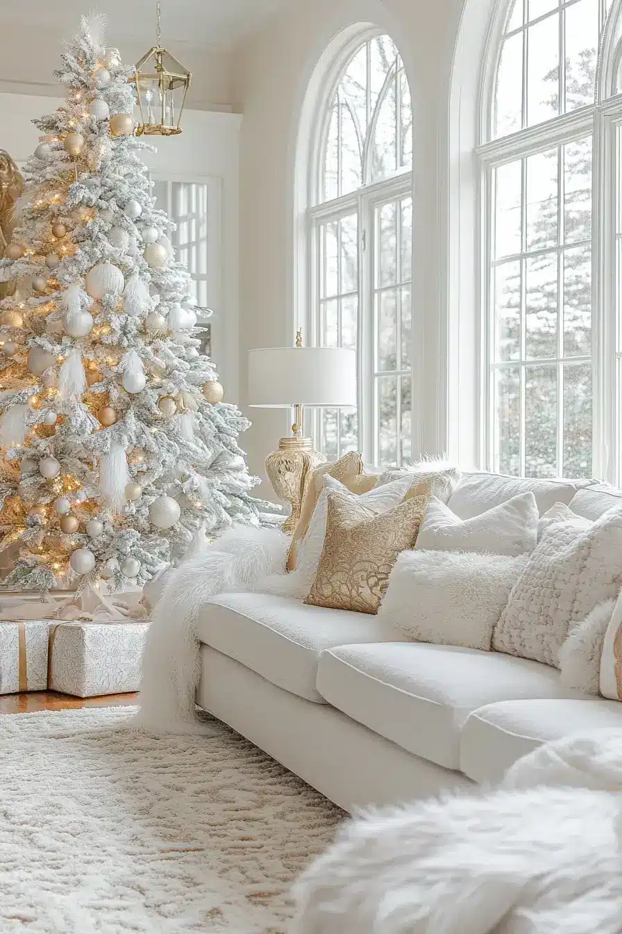 christmas living room