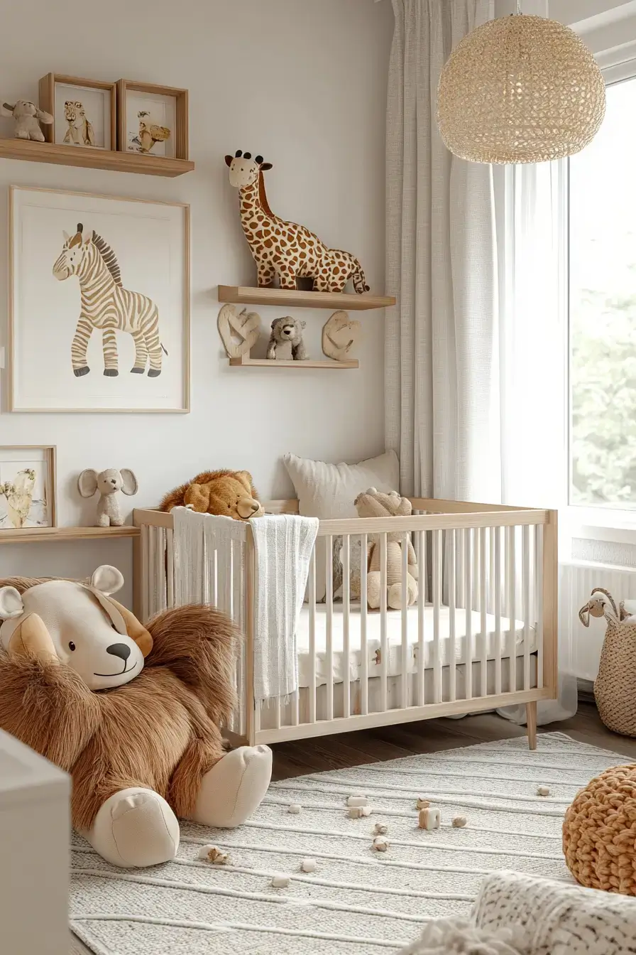 safari baby room