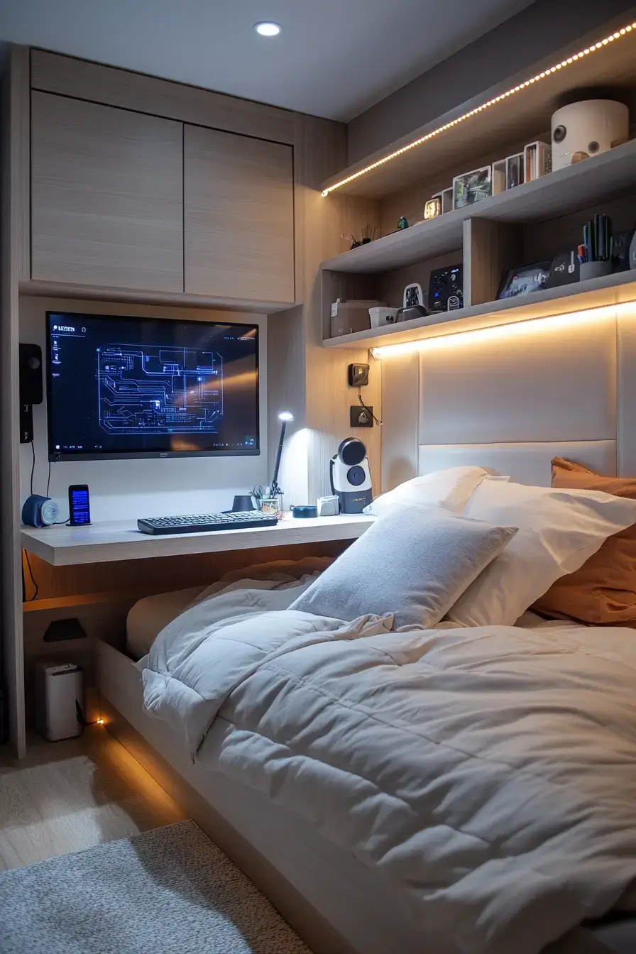 teen boy bedroom