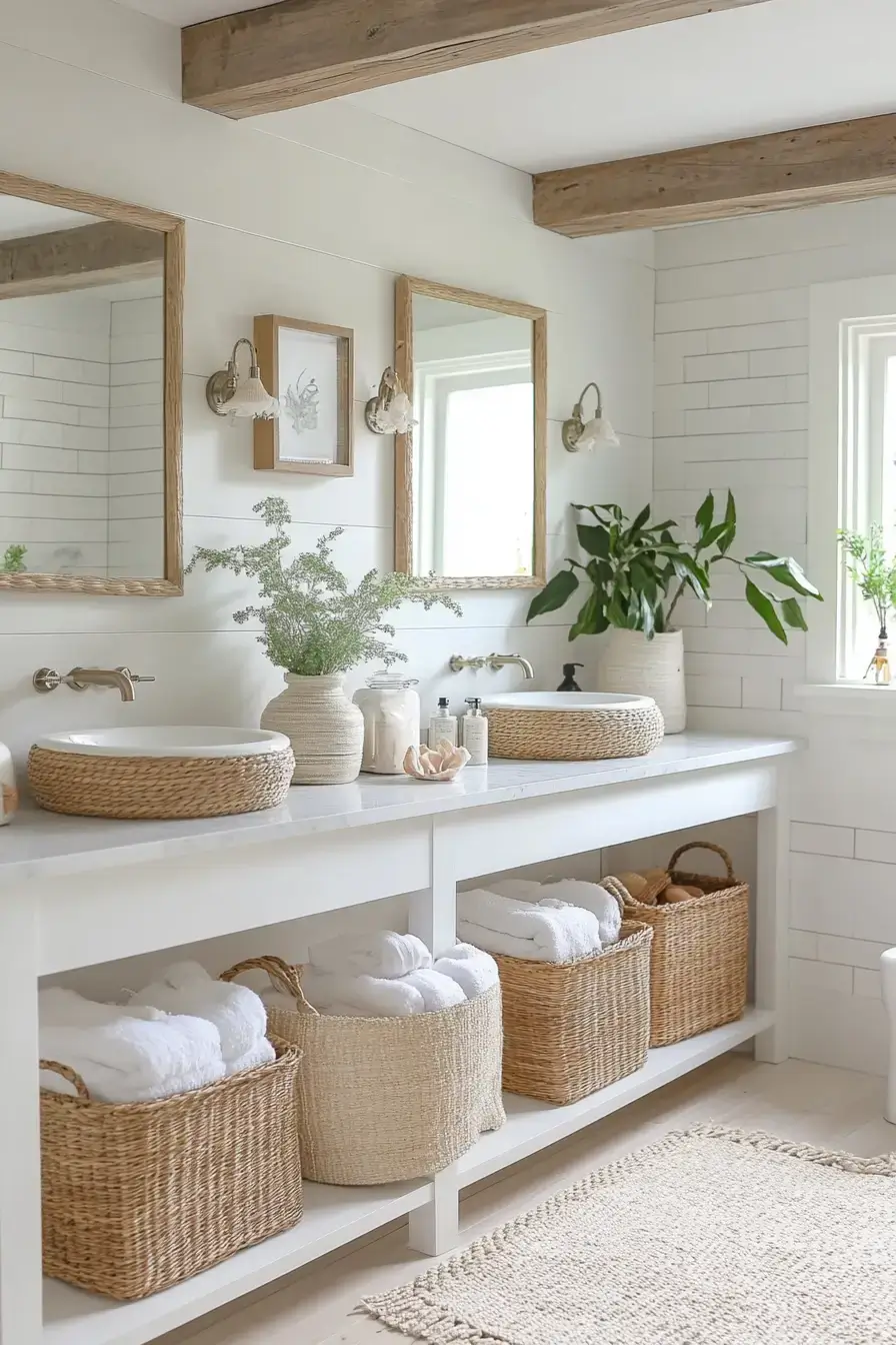 modern coastal bathroom
