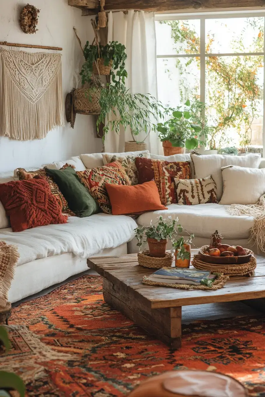 rustic living room decor