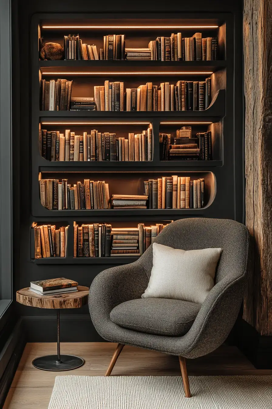 cozy home library