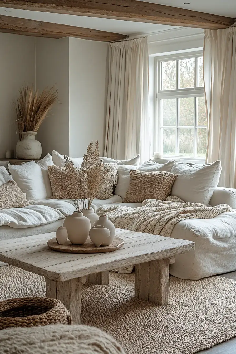 coastal casual living room