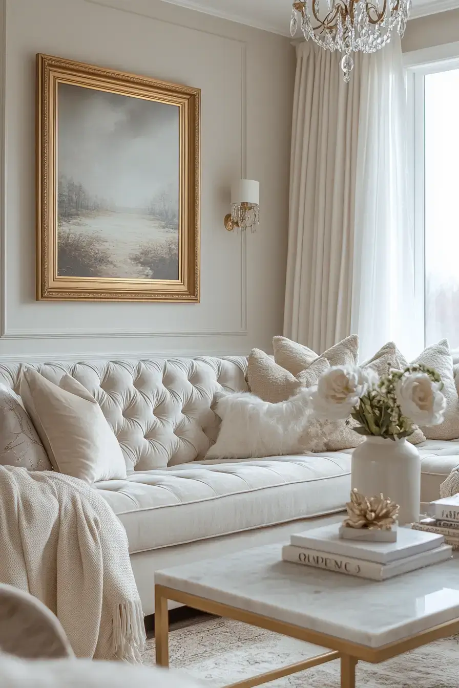 beige living room