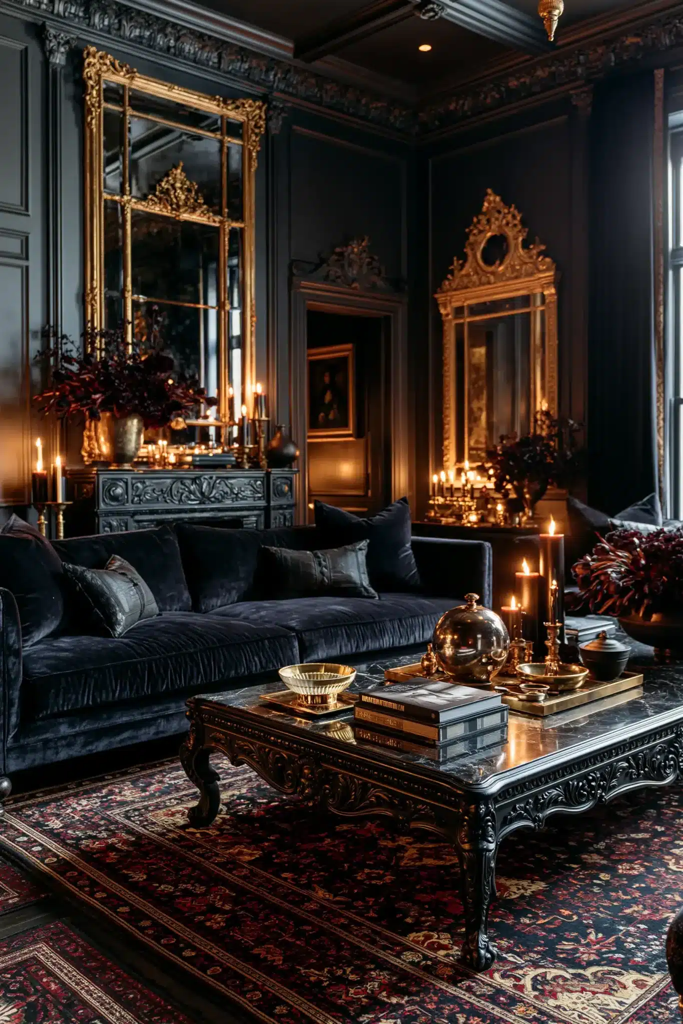 gothic living room