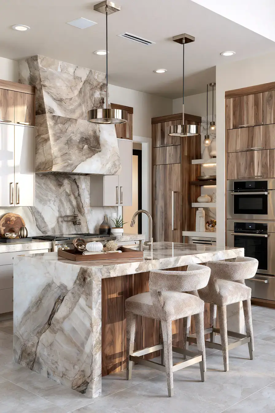 stone kitchen