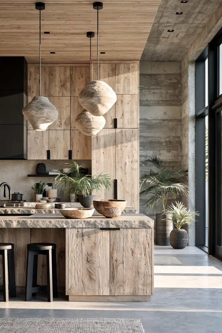 wooden kitchen