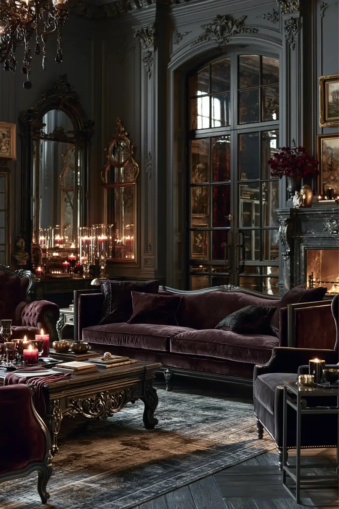 gothic living room