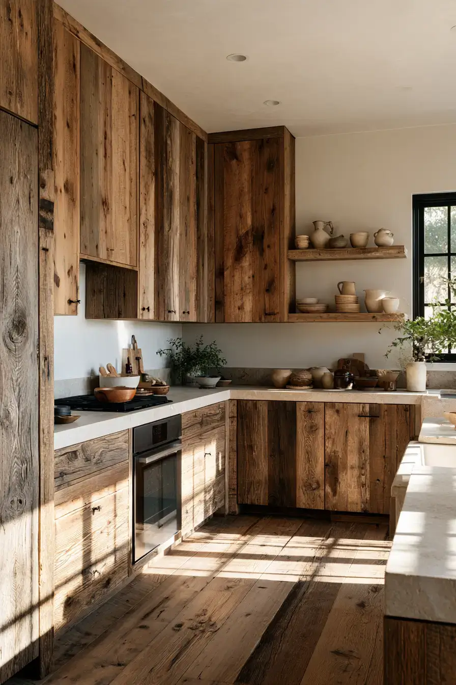 wooden kitchen