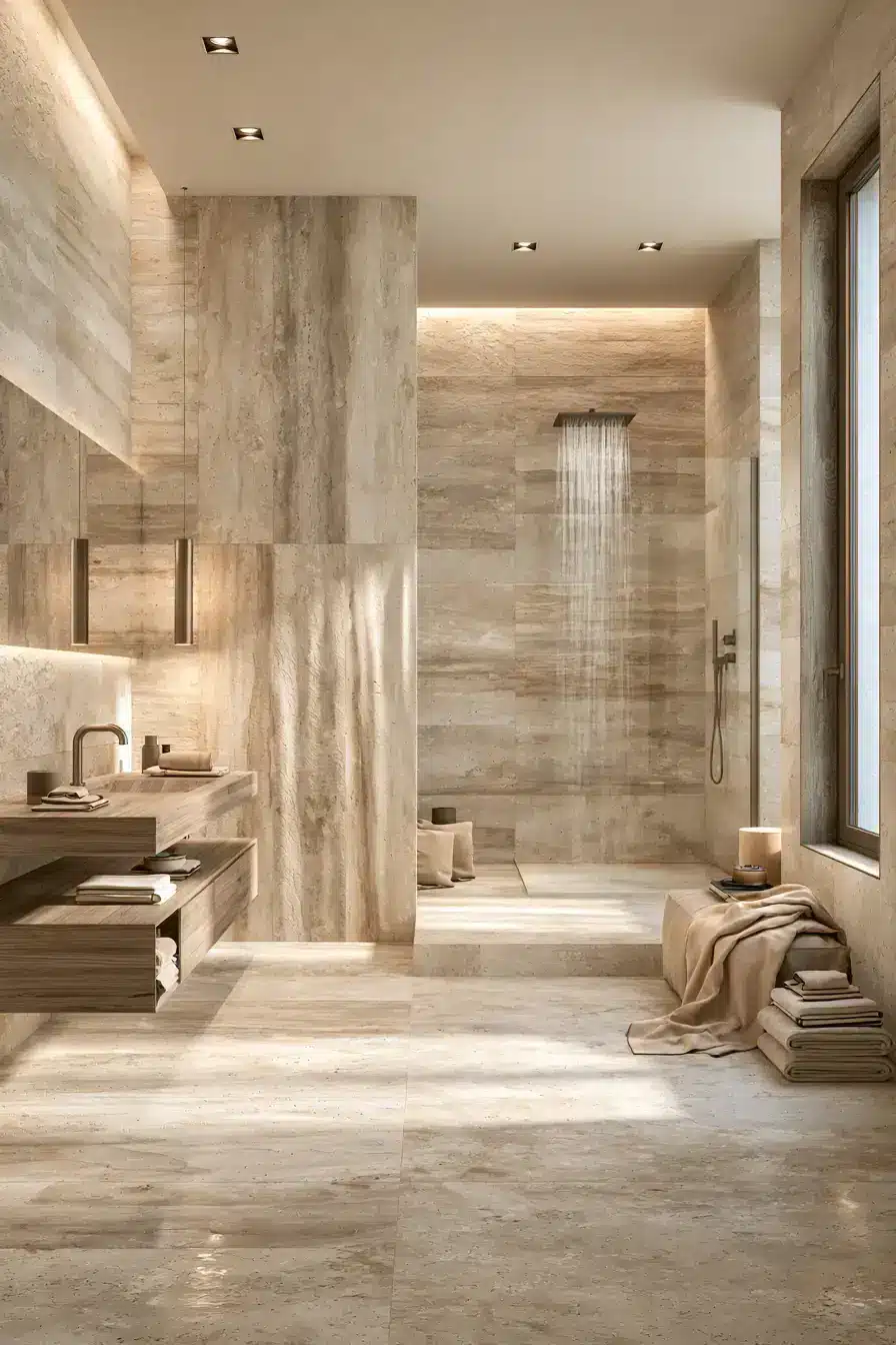 stone bathroom