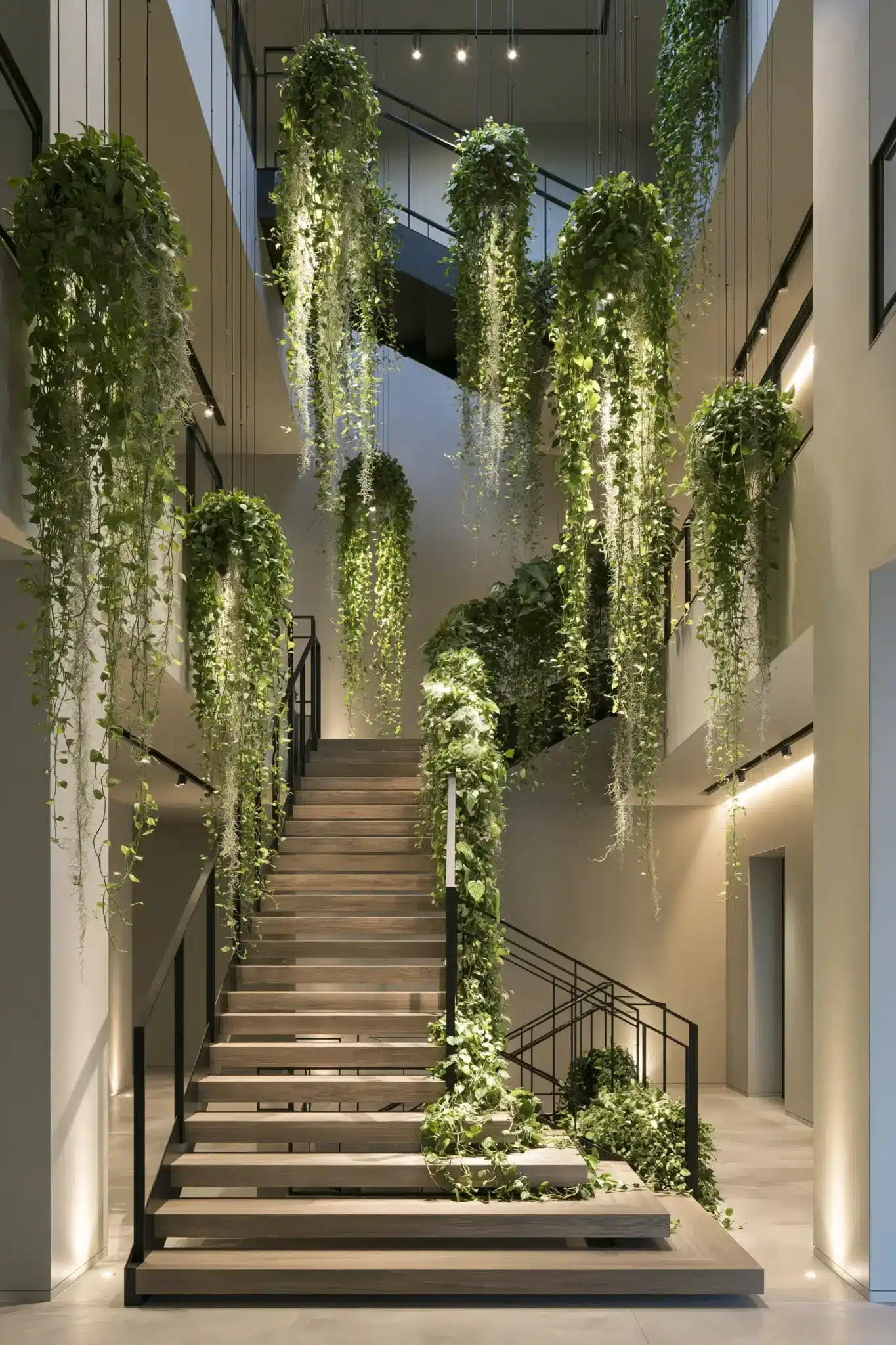 indoor staircase gardens