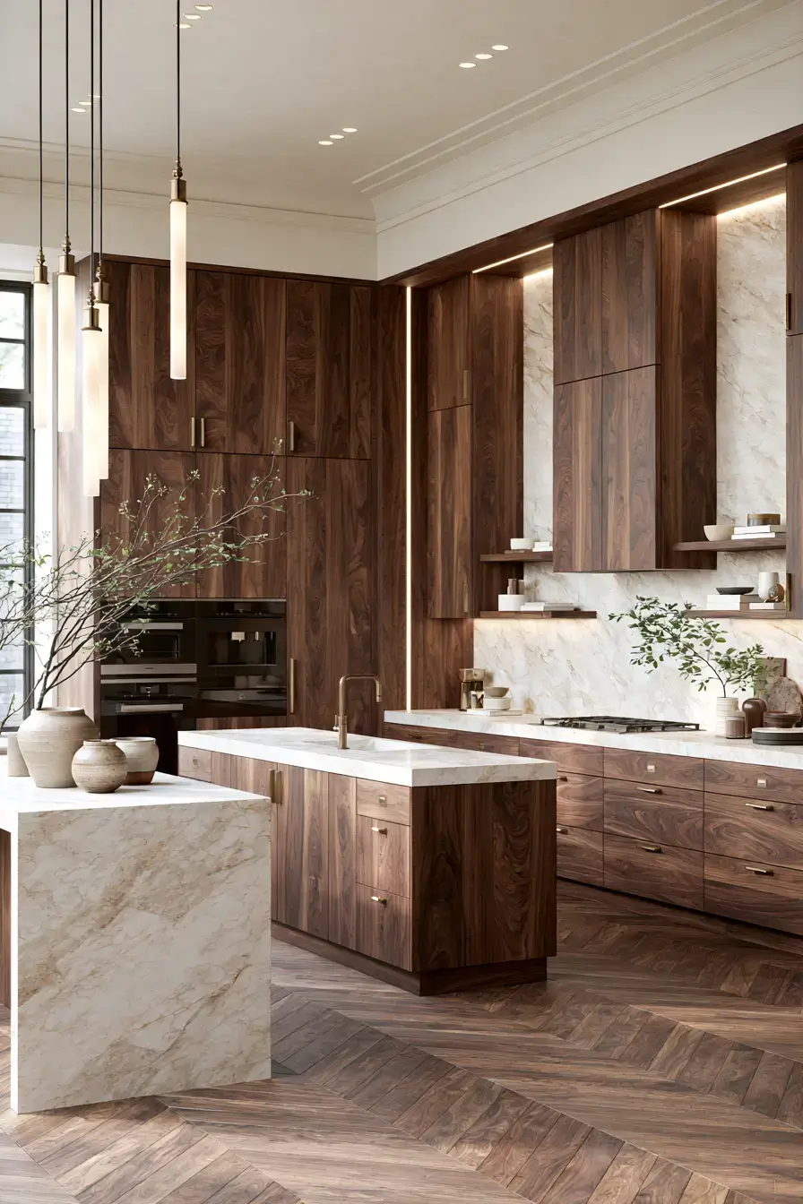 wooden kitchen