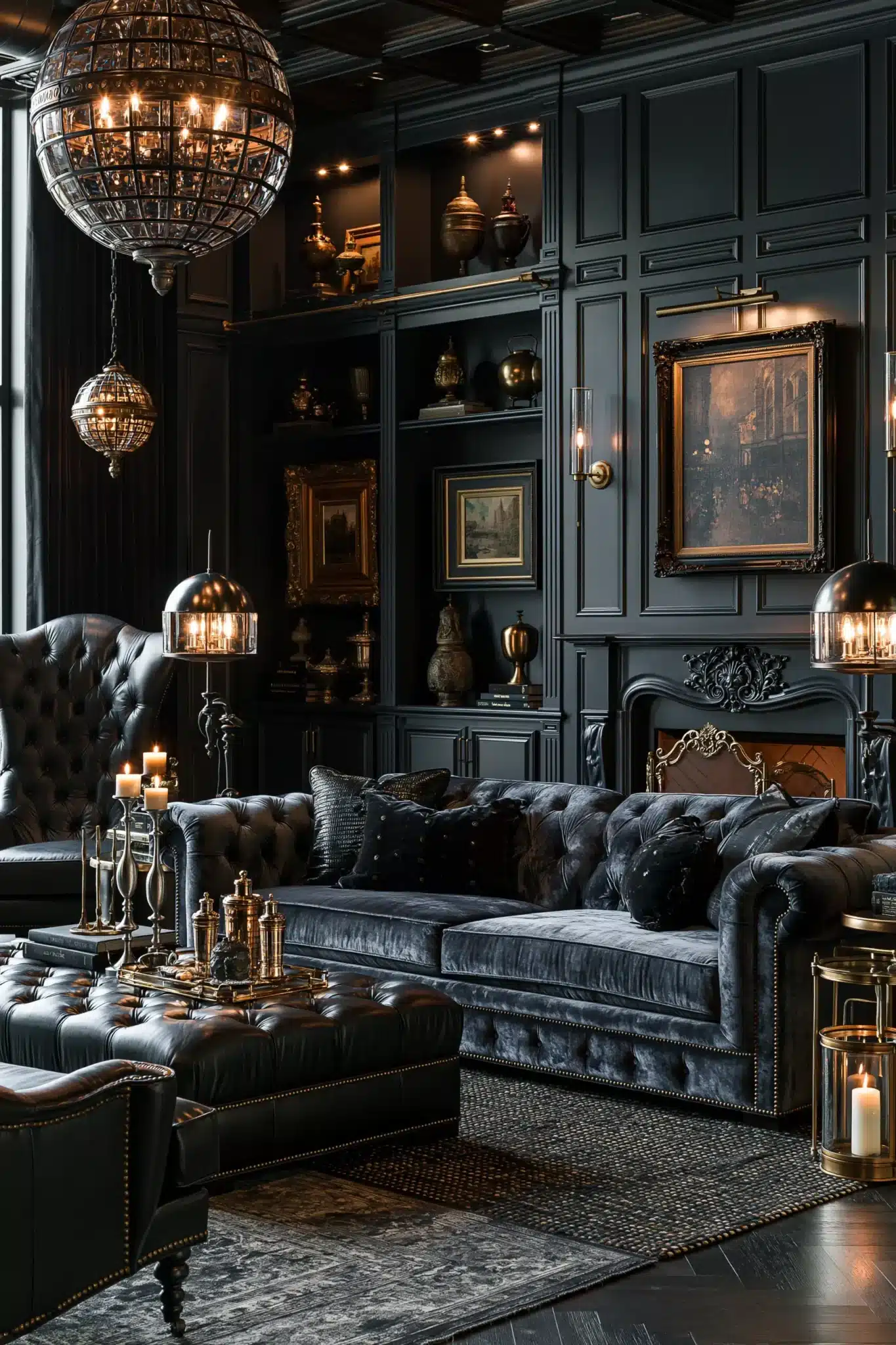 gothic living room