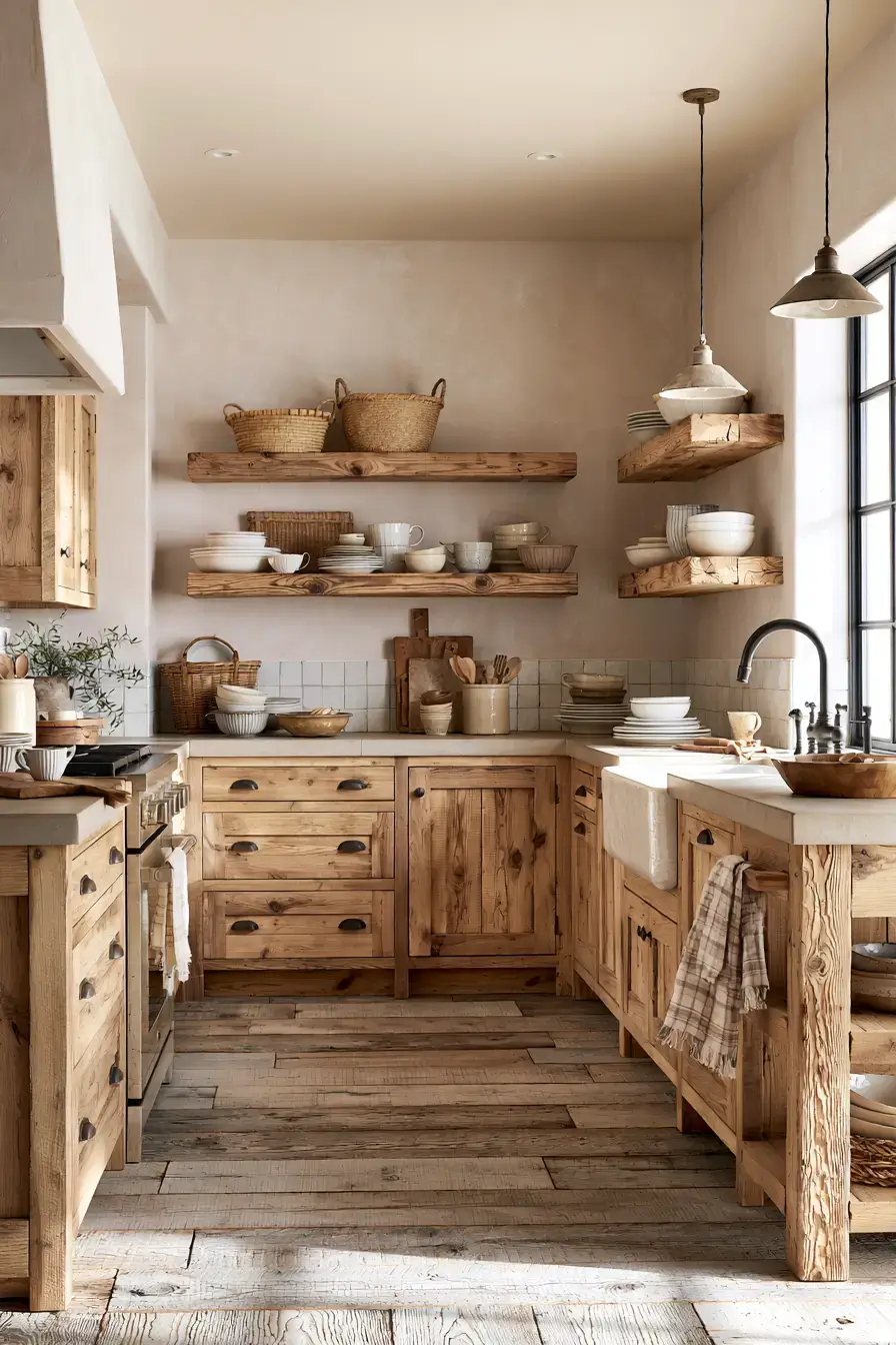 wooden kitchen