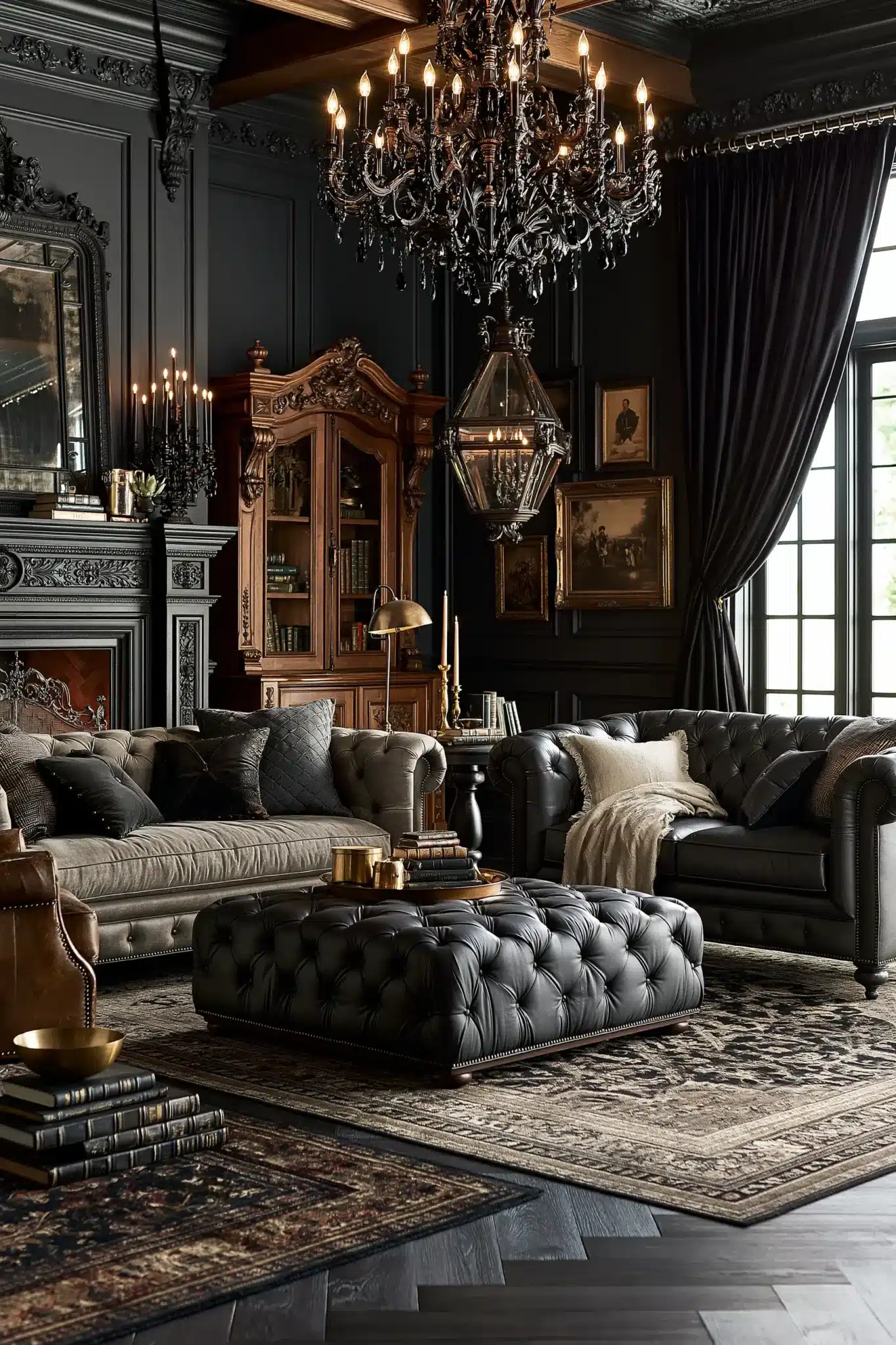 gothic living room