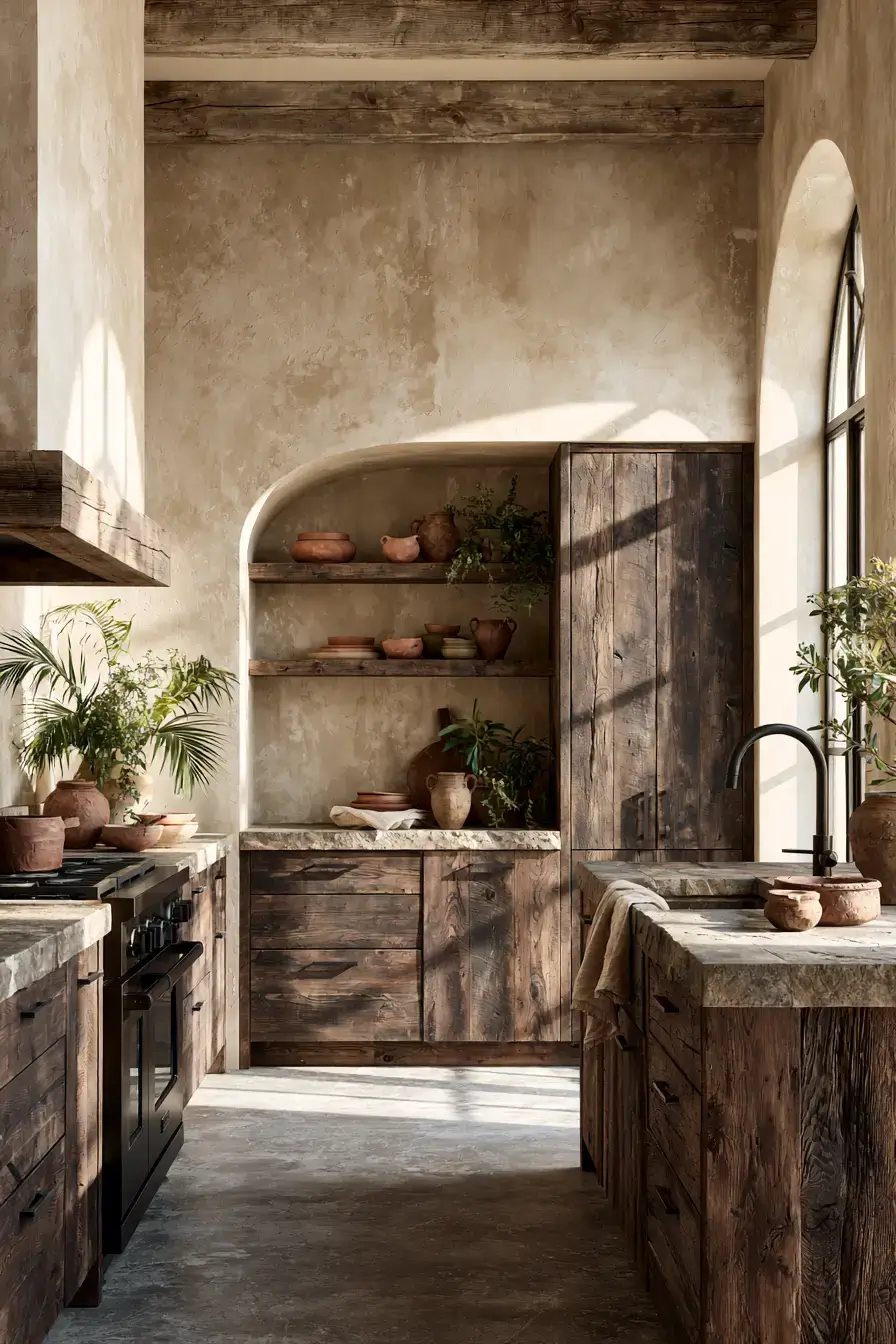 wooden kitchen