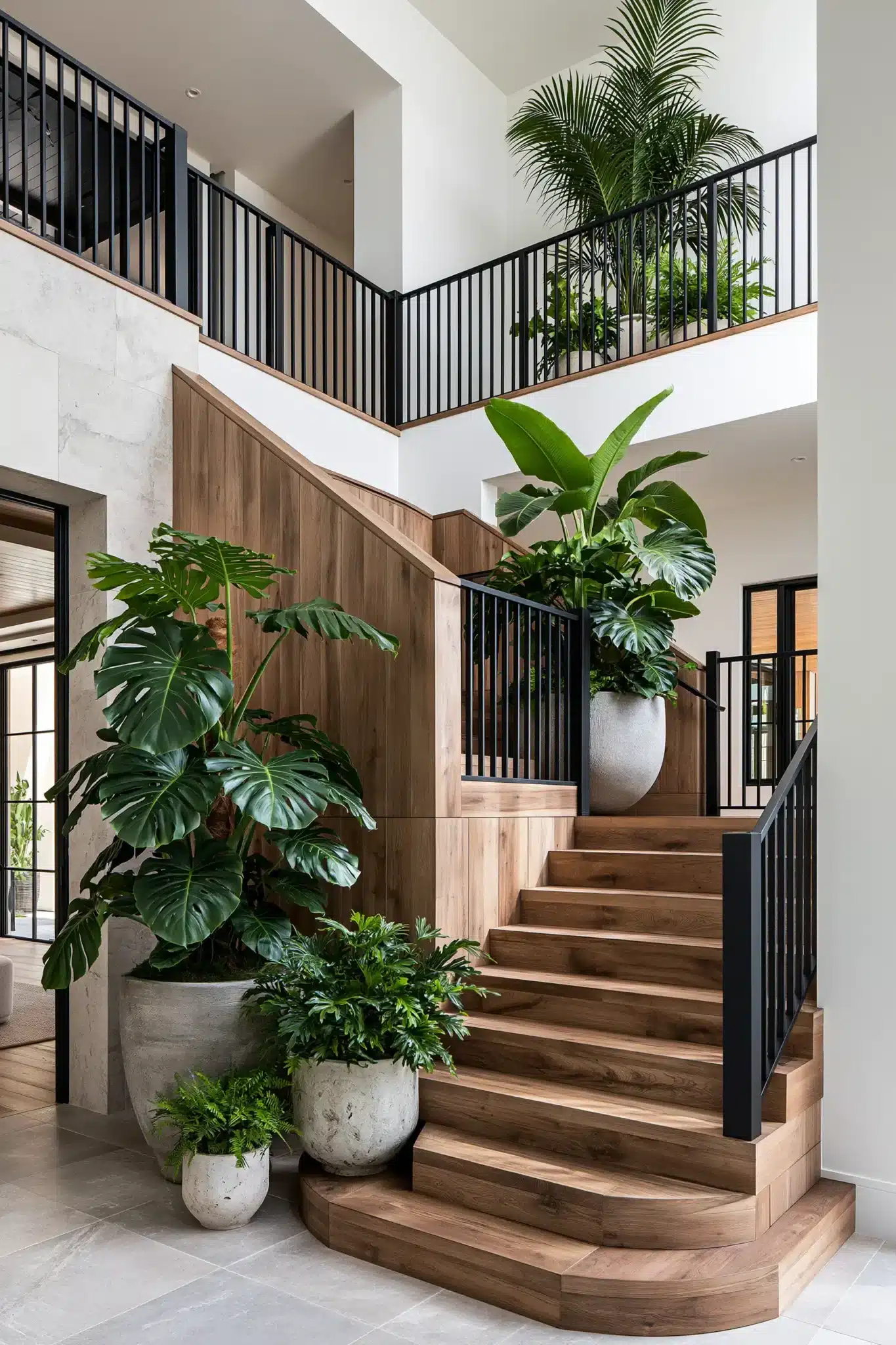 indoor staircase gardens