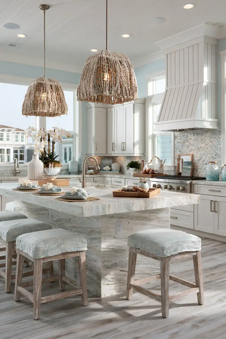 stone kitchen
