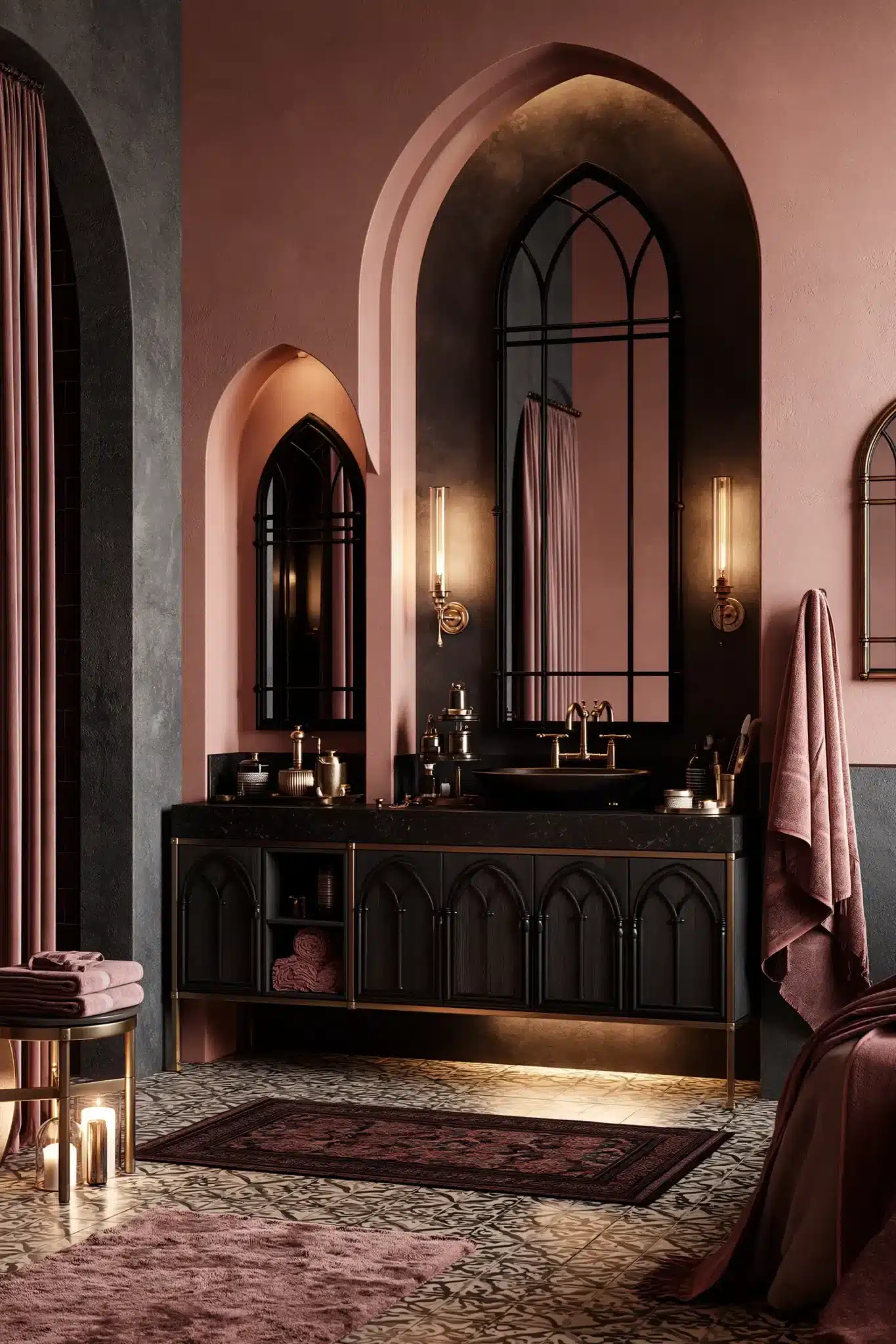 gothic bathroom