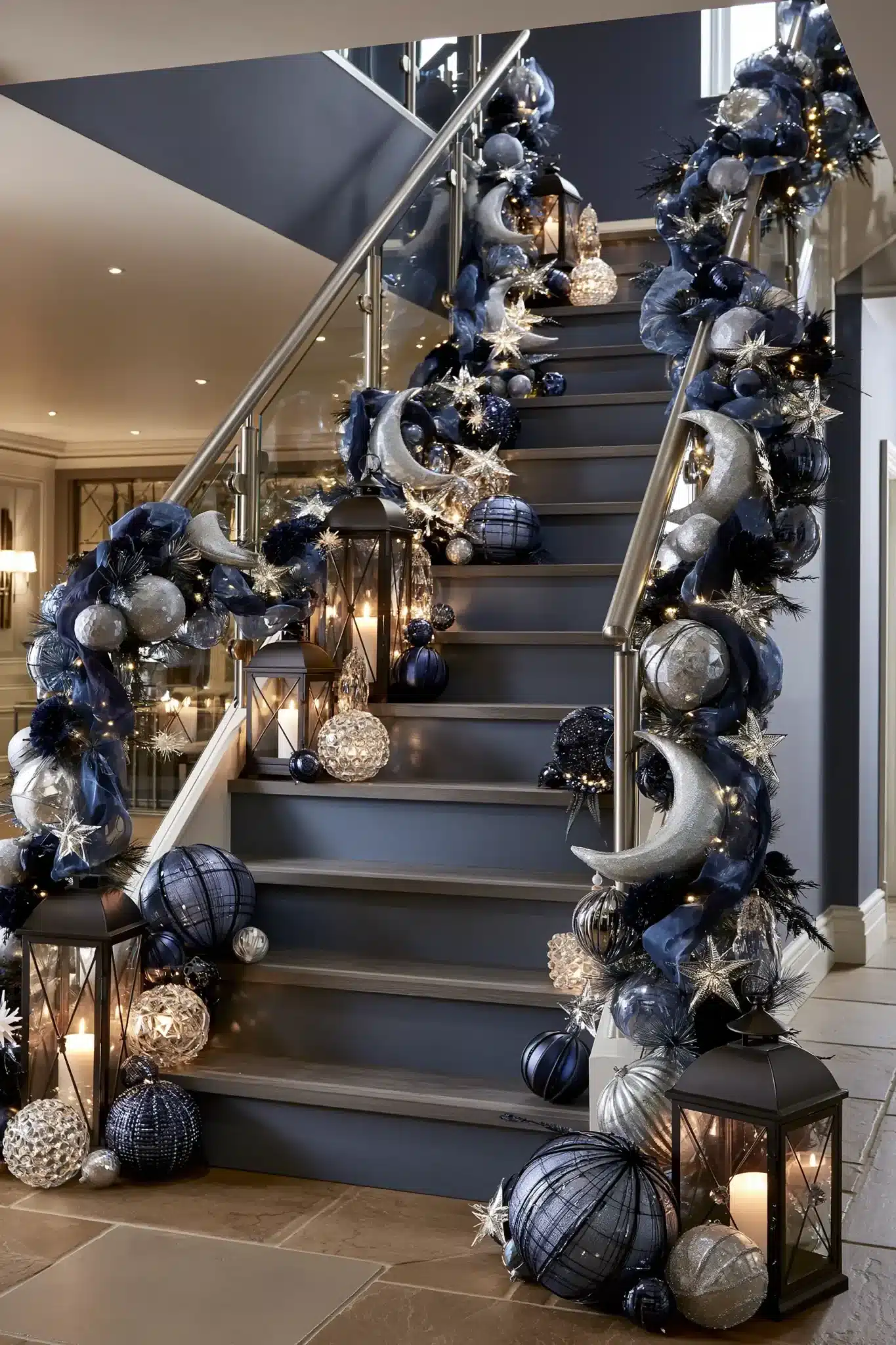 halloween staircase decor
