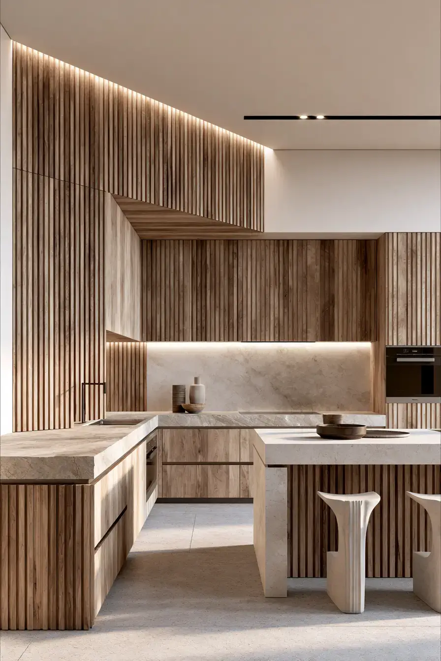 wooden kitchen
