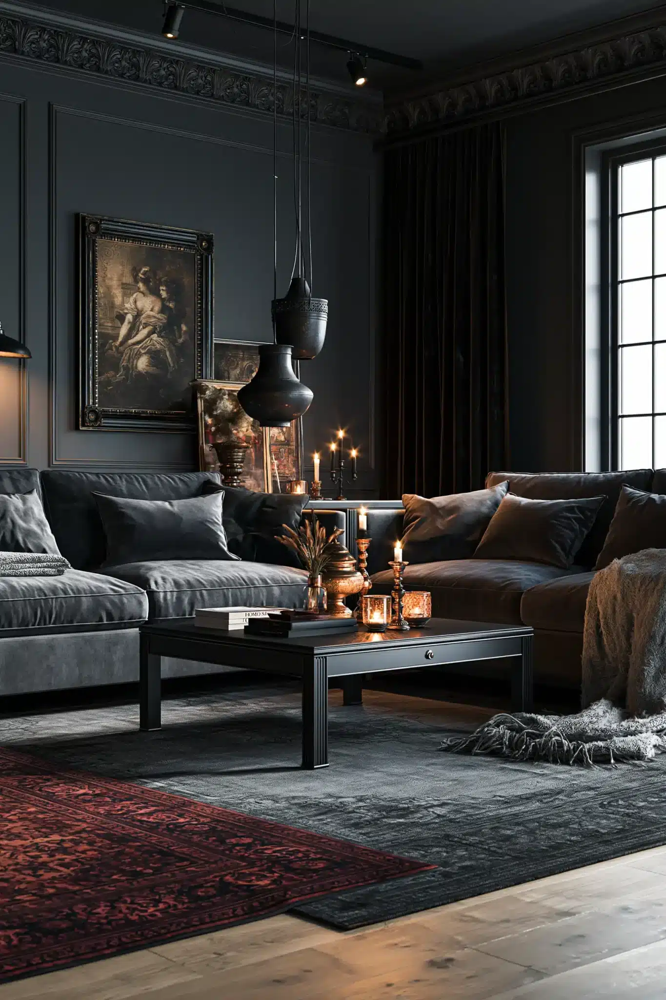 gothic living room