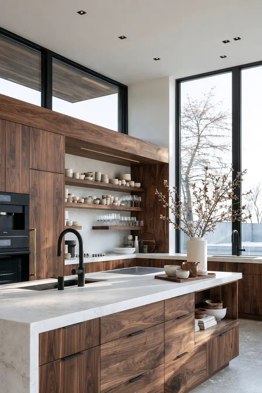 wooden kitchen