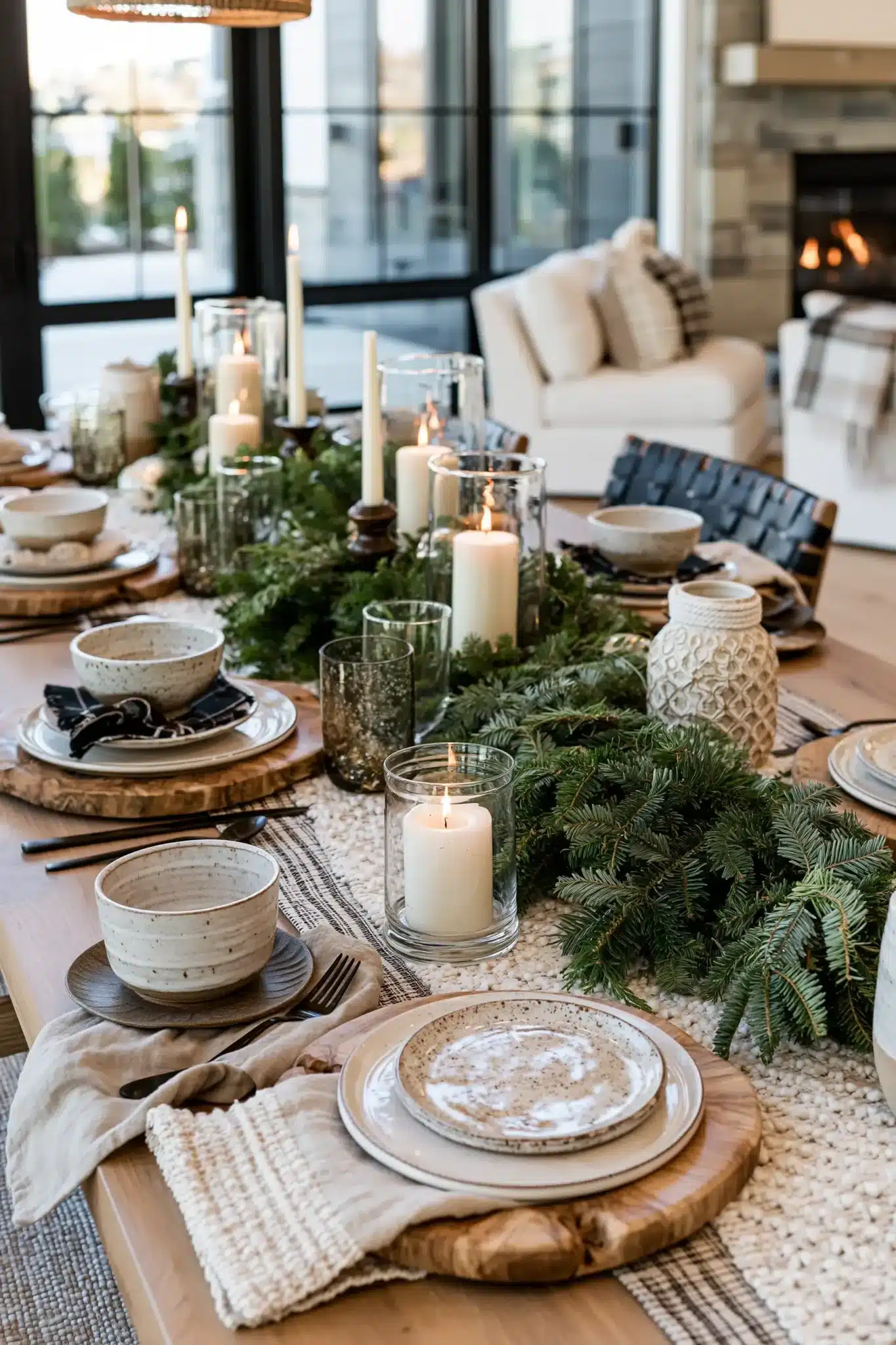 christmas table decor